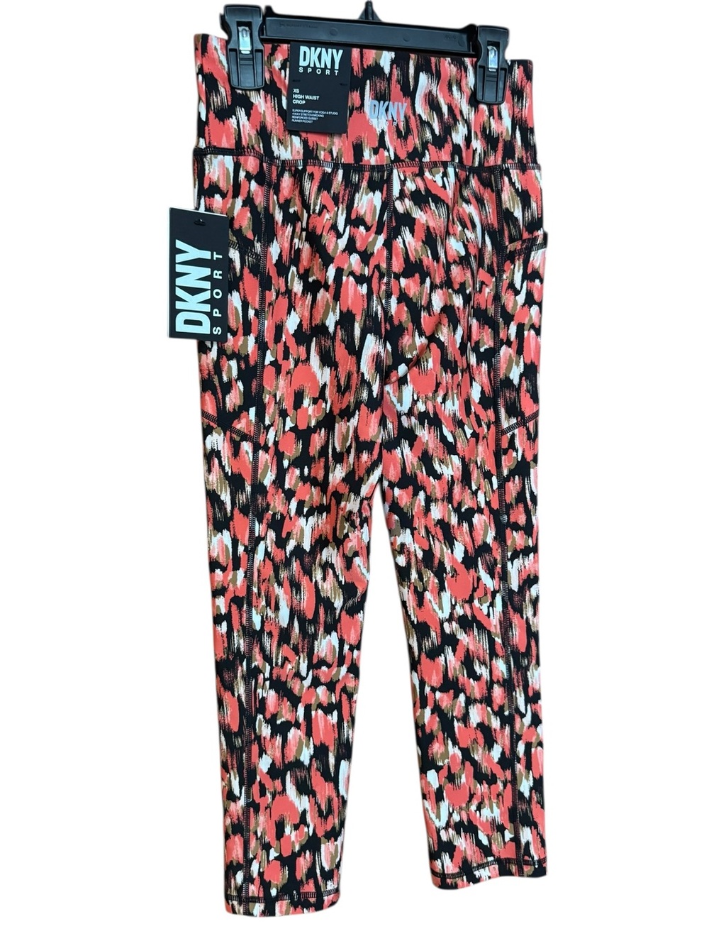 DKNY Sport High Waist Crop Legging Sz XS NWT